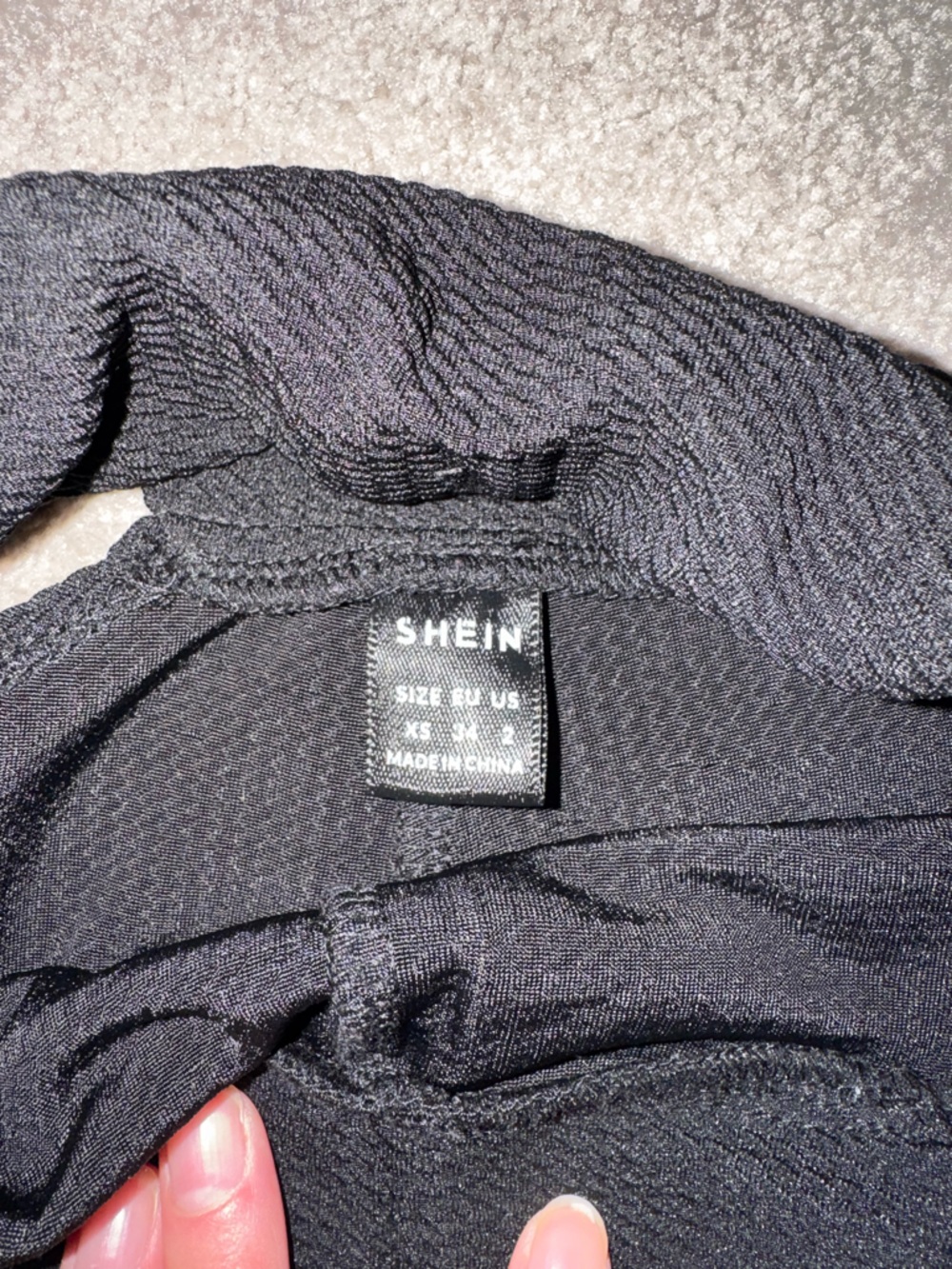 SHEIN Black Ribbed Pants - Picture 5 of 5